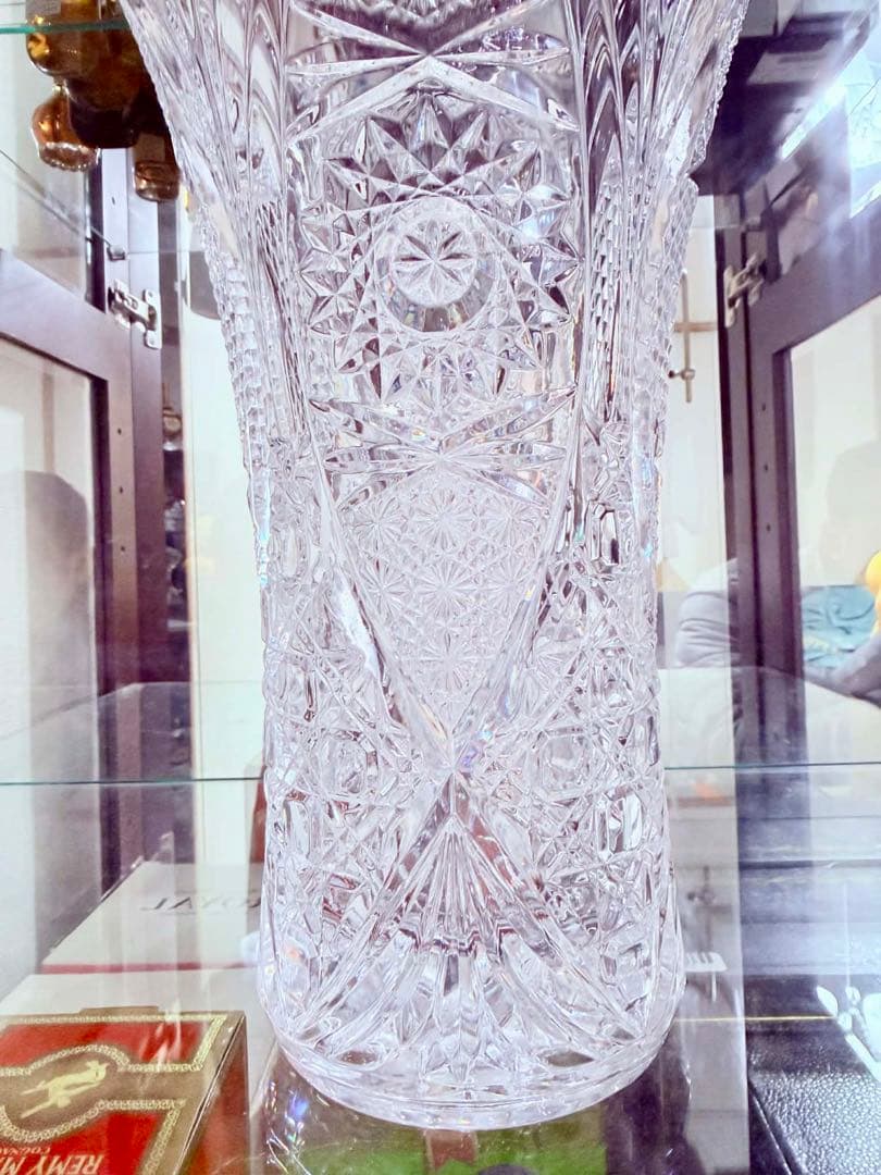 KAMEI クリスタル 24%花瓶 Japan.