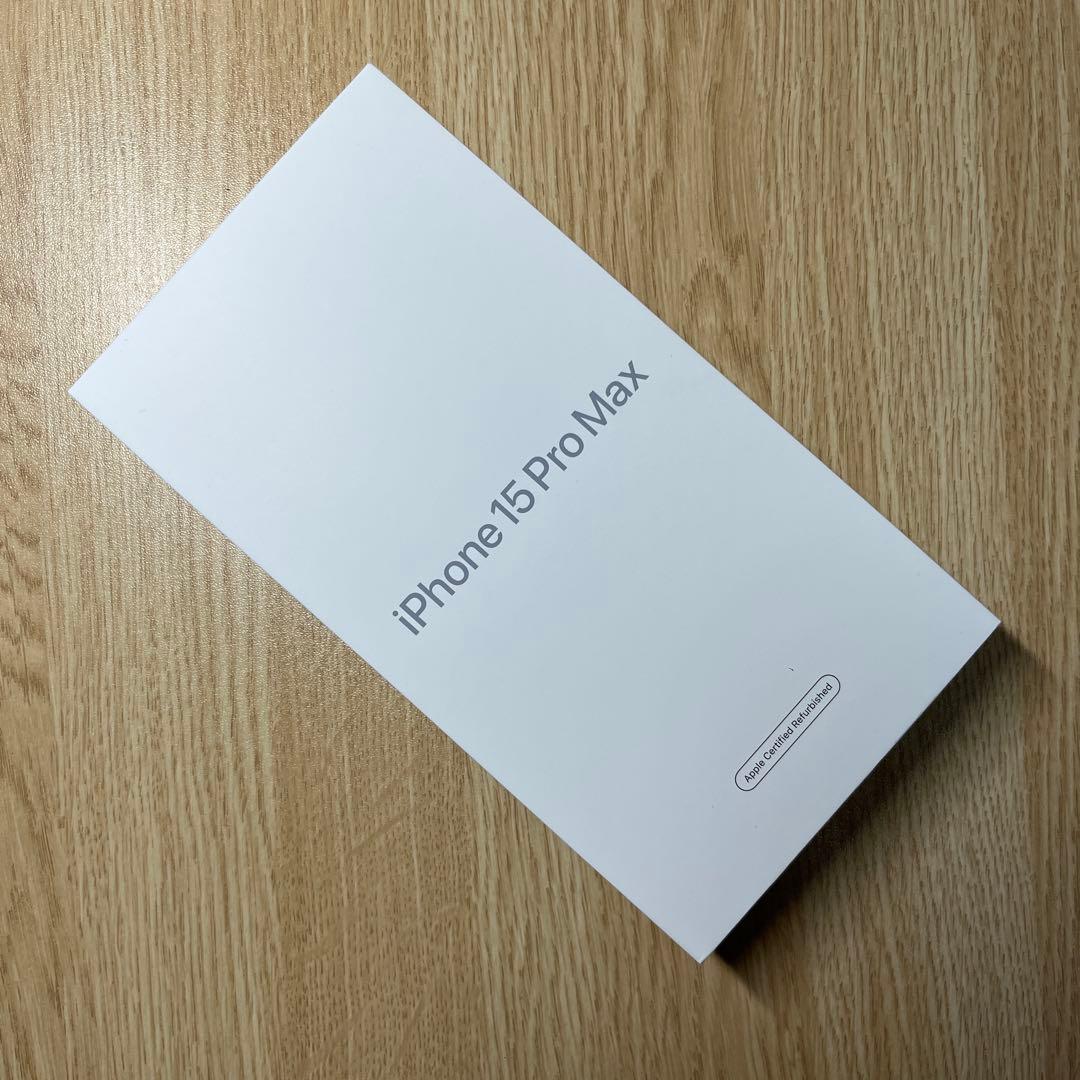 未開封品iPhone 15ProMax 256GB ブラックSIMフリー即日発送