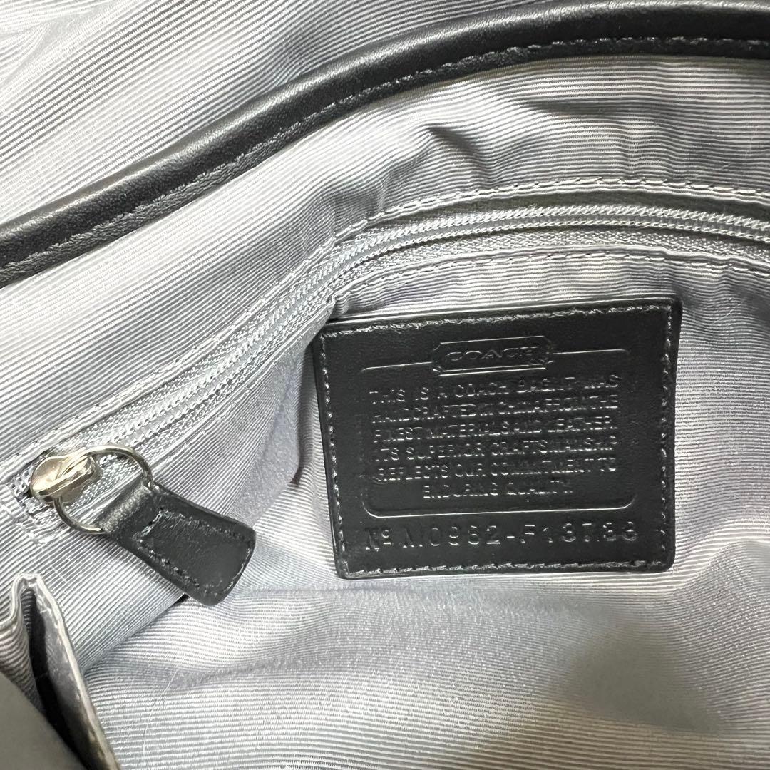 COACH コーチ ワンショルダーバッグ ハンドバッグ シグネチャー ブラック