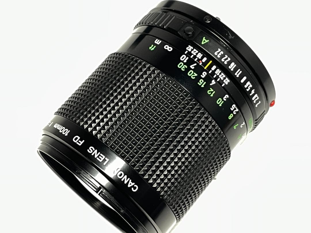 専門業者清掃・整備済 キヤノン New FD 100mm F2