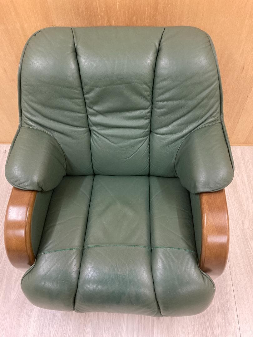 ミ*ン様 冨士ファニチア　FUJI FURNITURE 　本革　1人掛けソファ