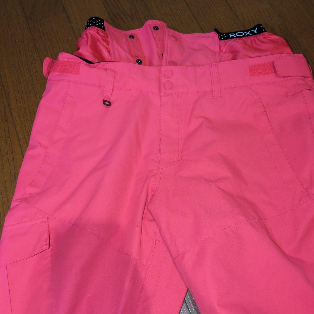 ROXY　スノボウェア　上下セット　Ｍ　フルーツ柄　　　ピンク