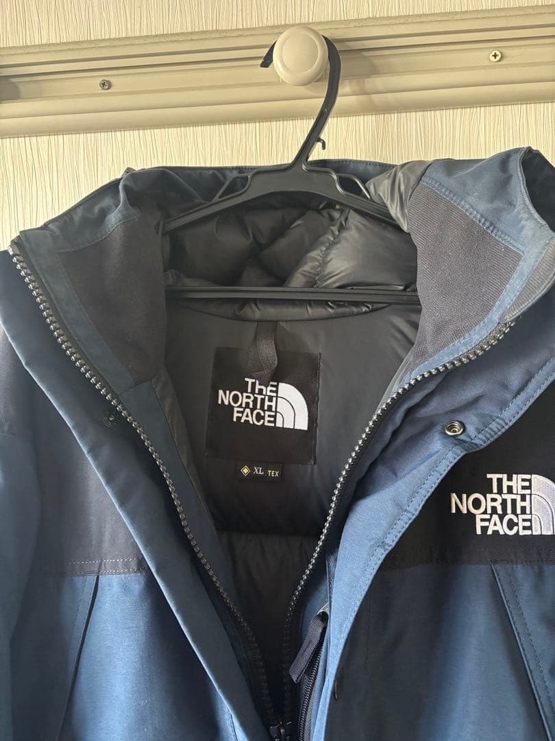 ノースフェイス　マウンテンダウンジャケット　ネイビー 希少XLサイズ