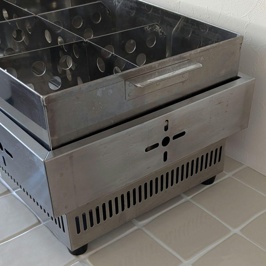 ニチワ 業務用電気おでん鍋 EOK-6 ステンレス製 6仕切り