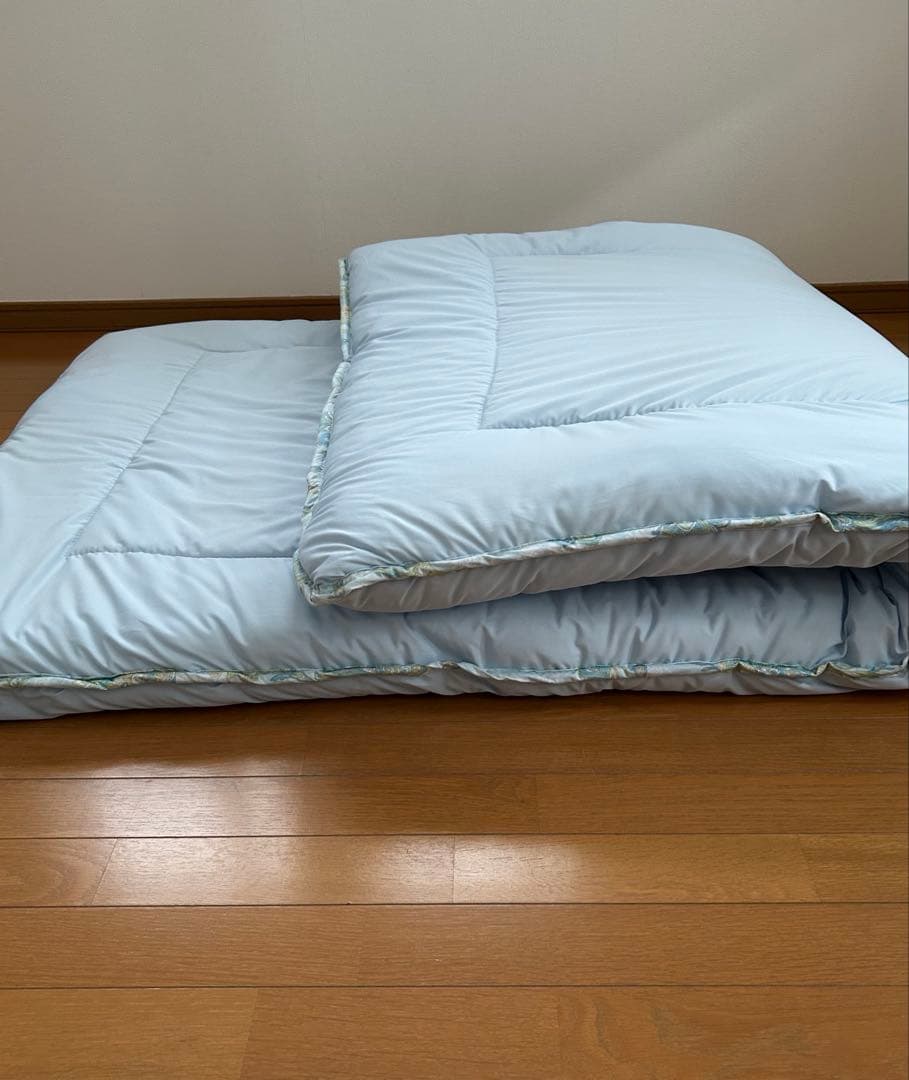 らん　　セミダブルロングアイボリー　カバー付き