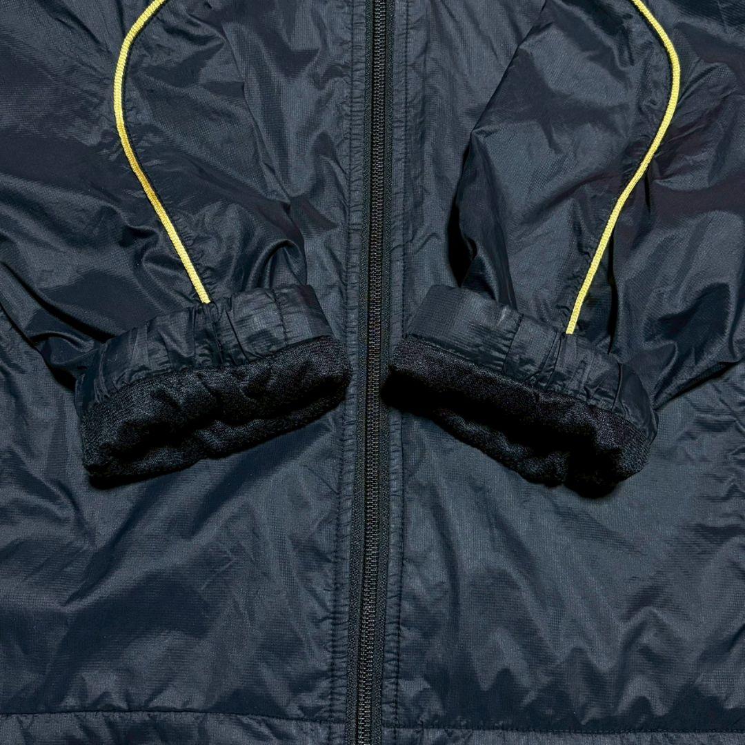 00s NIKE ナイキ セットアップ 大きいサイズ ナイロン 金刺繍 黒 XL