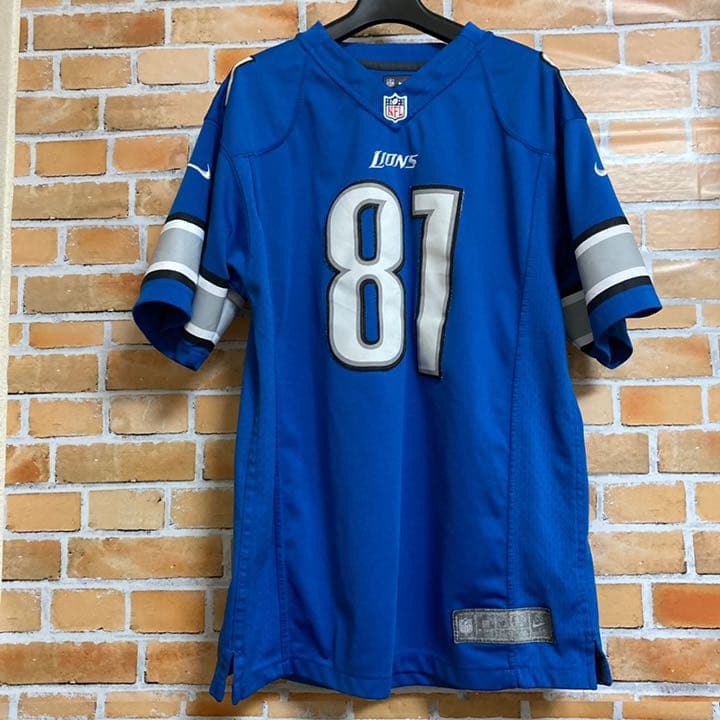 ナイキ製　NFL デトロイト・ライオンズ ユニフォーム [スペシャルセール！]