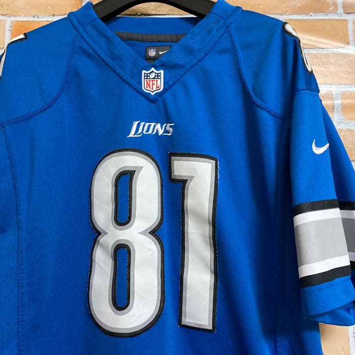 ナイキ製　NFL デトロイト・ライオンズ ユニフォーム [スペシャルセール！]