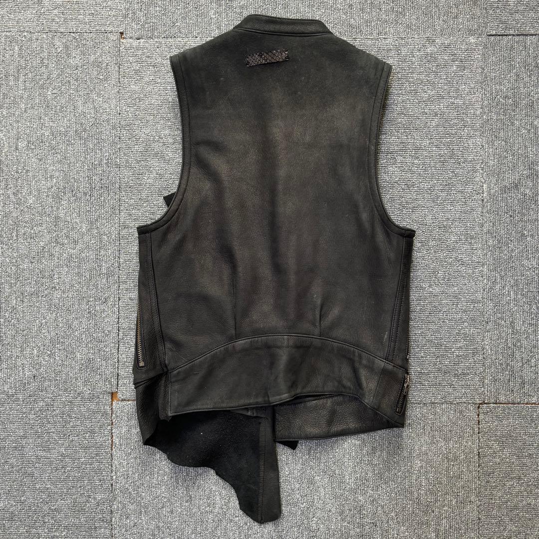 if six was nine 00s アーカイブ レザーベスト サイズ0