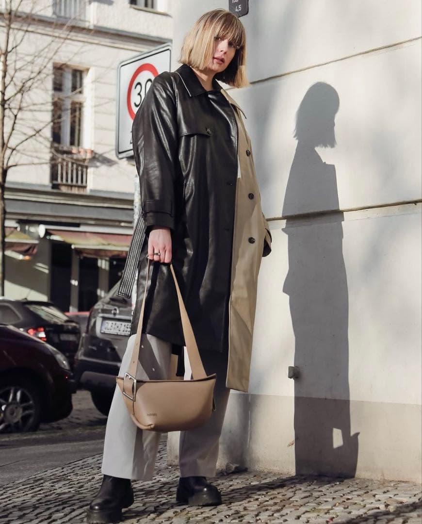 Rabeanco ラビアンコ　クロスボディバッグ　ベージュ