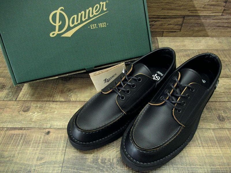 専用　ダナー ブローガン 茶芯 モカシン レザー シューズ 黒 28.0 ①