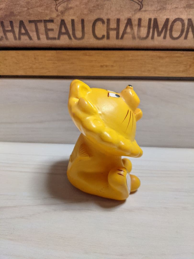 こっちの方が激レア！！ひょっこりひょうたん島ライオン(黄色)貯金箱当時品十八銀行