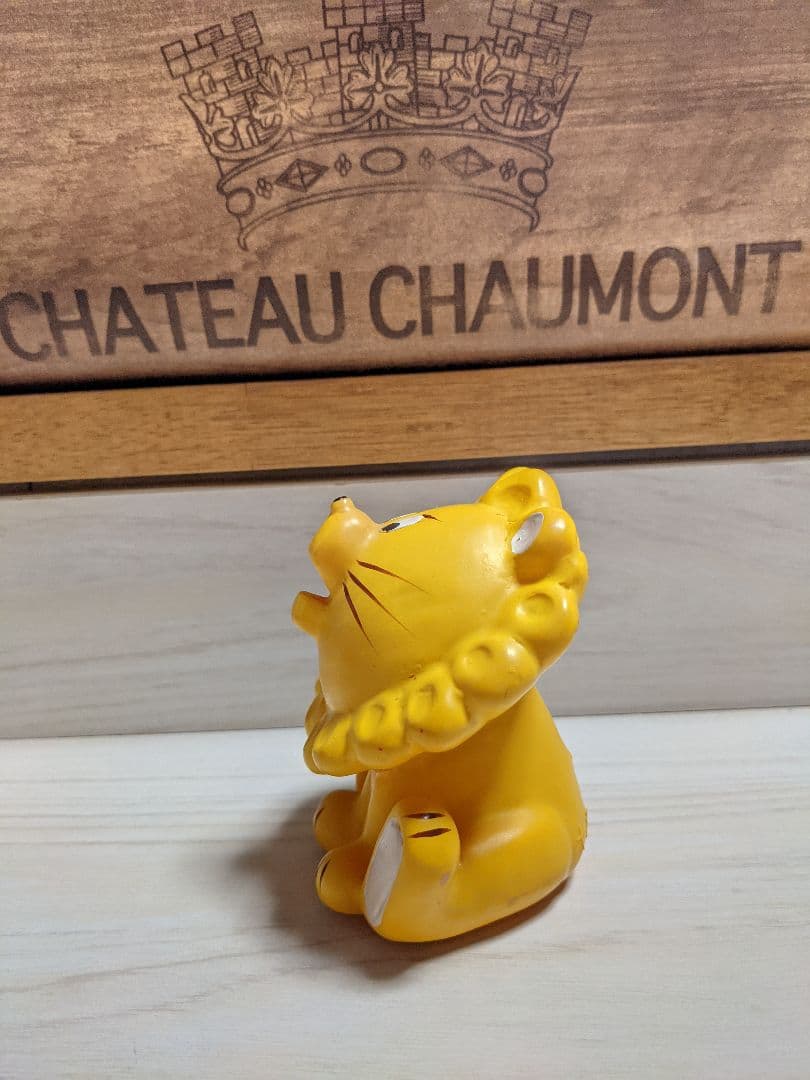 こっちの方が激レア！！ひょっこりひょうたん島ライオン(黄色)貯金箱当時品十八銀行