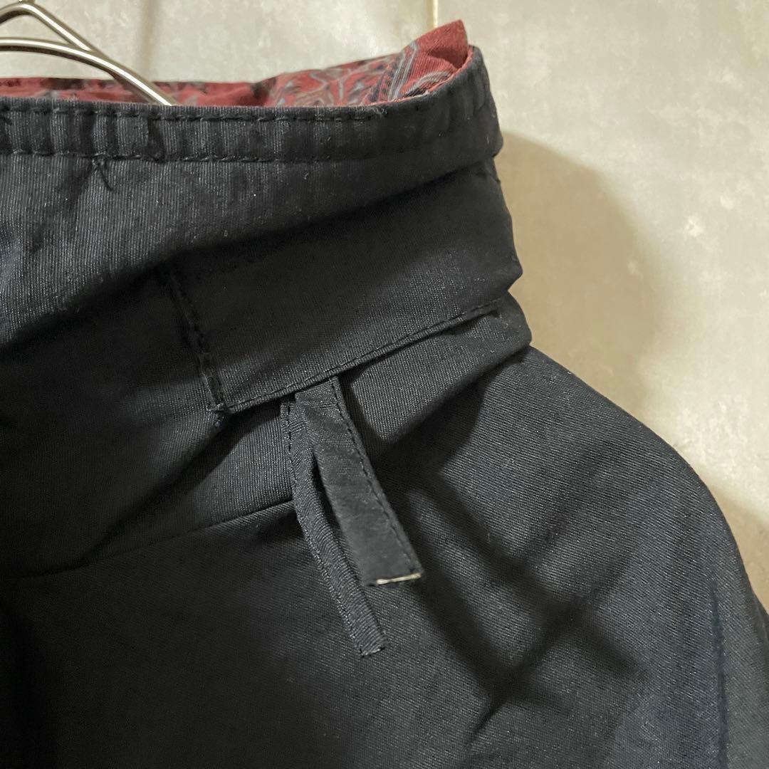 Burtonバートンスキーウェアスノーボードジャケットハーフジップ紺ネイビー赤