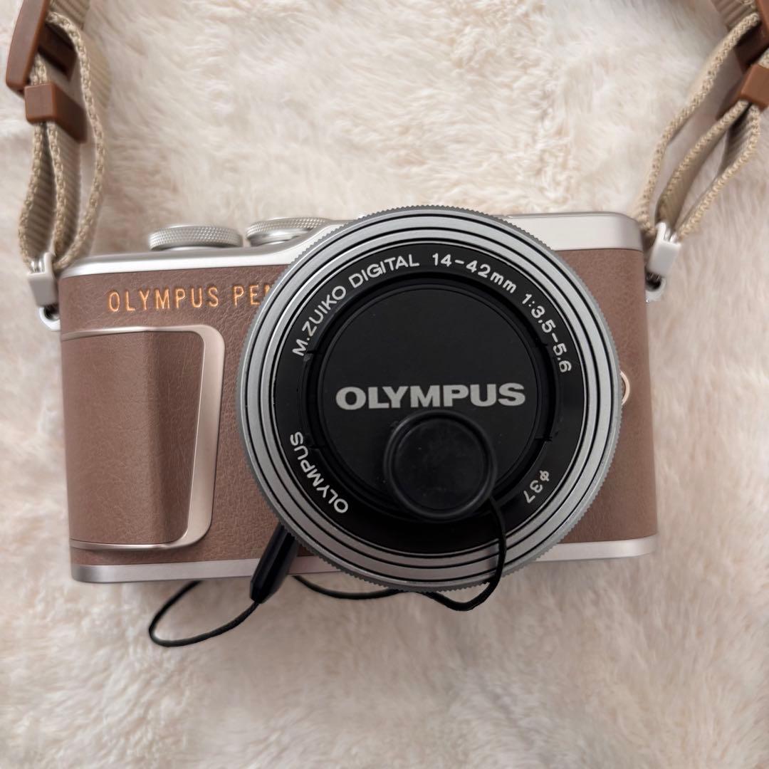 OLYMPUS PEN E-PL10 ダブルズームキット（ブラウン）