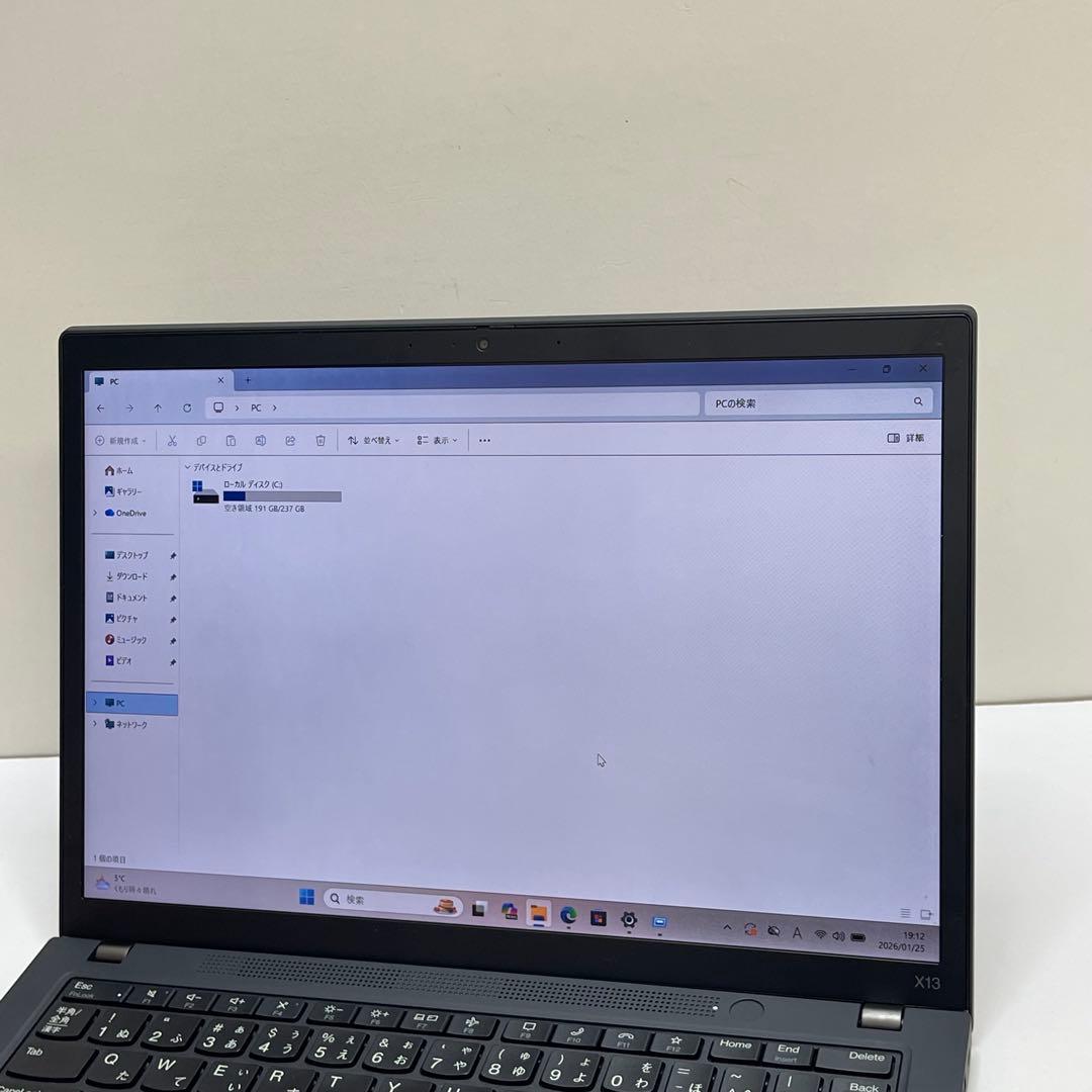 #913 レノボThinkpad X13 Gen 2 i5-1135G7 8GB