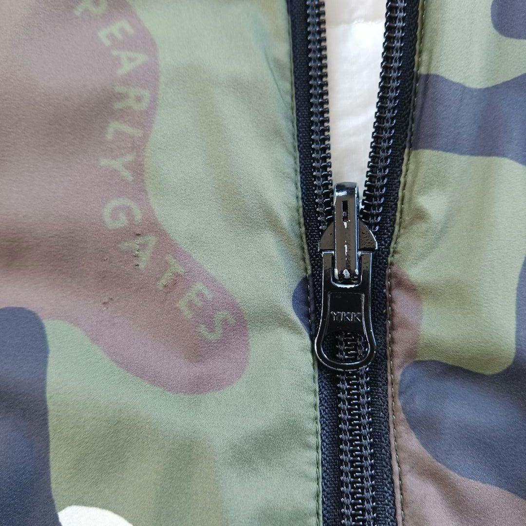 パーリーゲイツ　4WAYジャケット　スニード　ベスト　3L　カモフラ　ワッペン