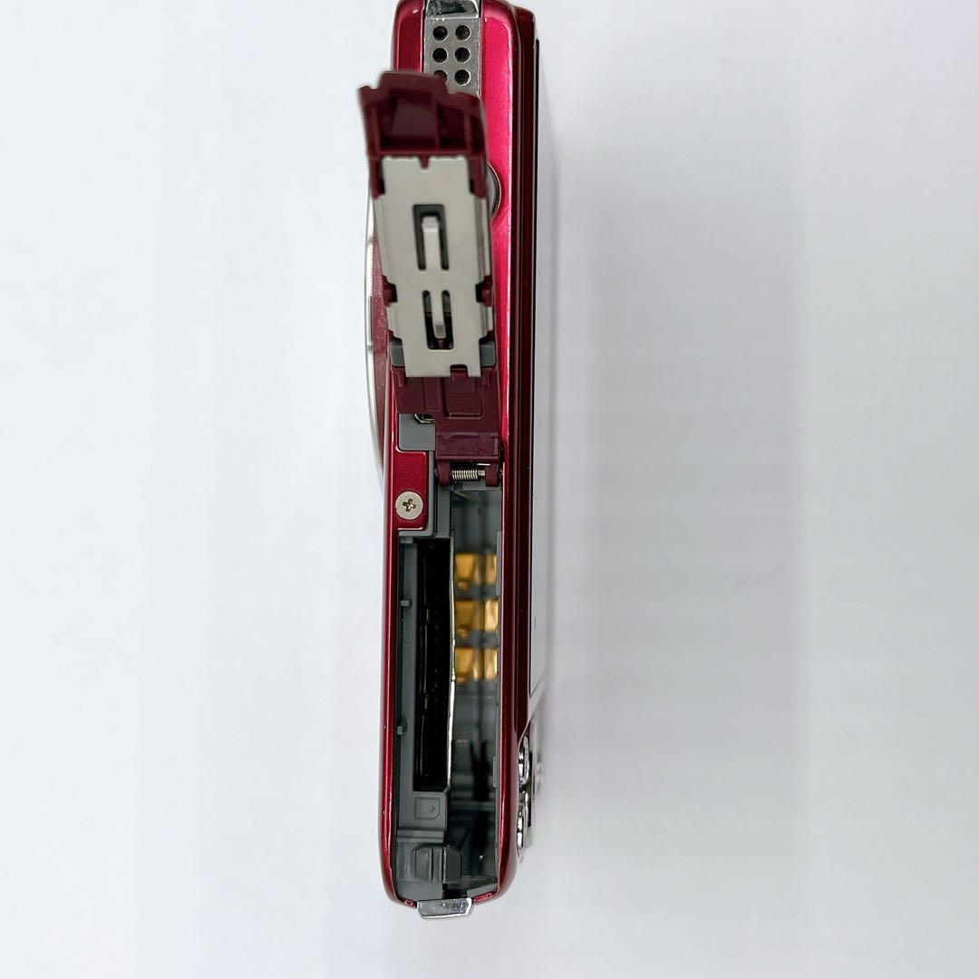 【美品】CASIOEXILM CARD EX-S10オールド コンデジ レッド