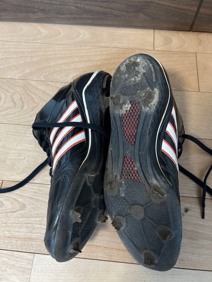 adidas アディダス ハイカットスパイク ブラック27 プロ野球支給品
