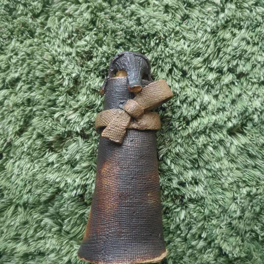 雛人形 陶器製 自然の釉