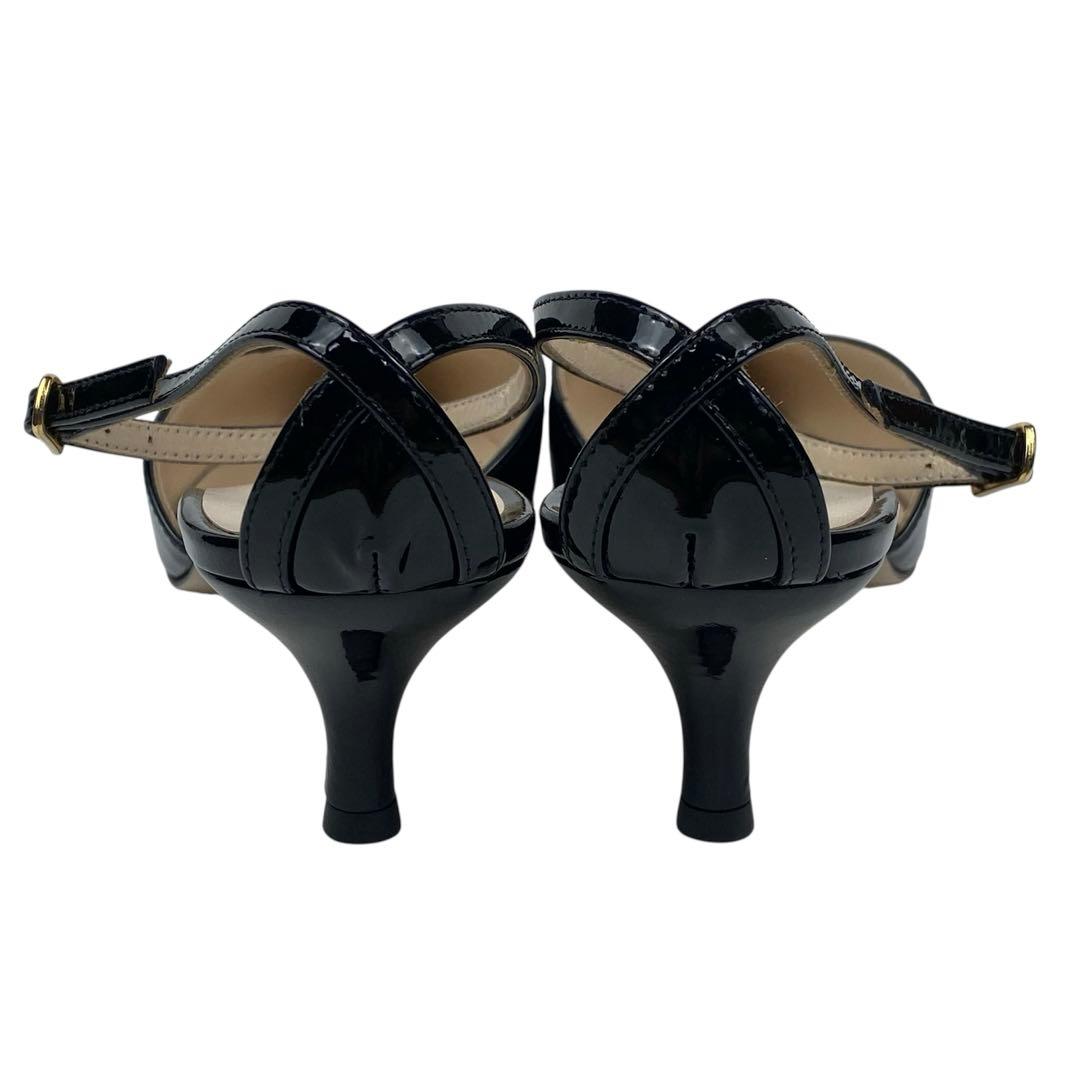 ✨未使用品✨ネブローニ　アンクルストラップ　パンプス　ミュール　黒　24cm