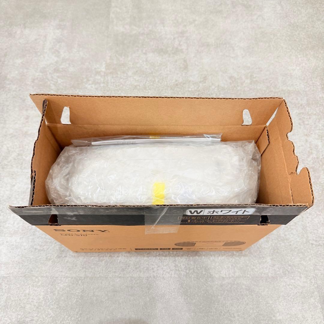 【未使用】 SONY CFD-S70 ホワイト ラジカセ