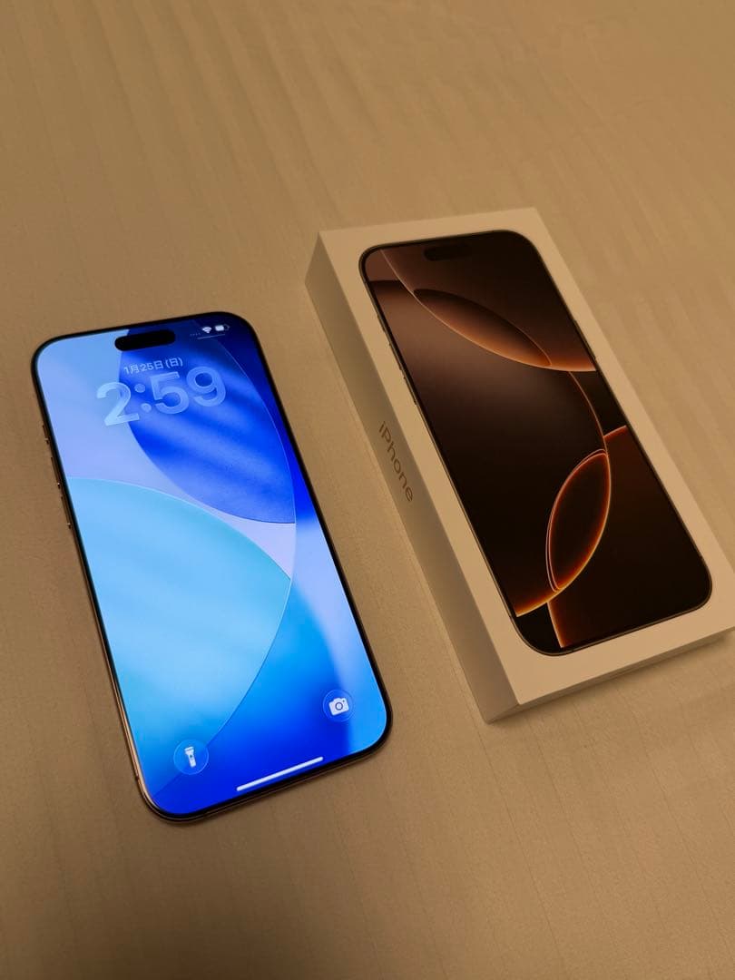 iPhone16ProMax デザートチタニウム 256GB SIMフリー