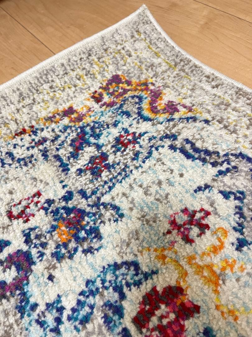 【kanademono】FloralVinesTribalRug120×170