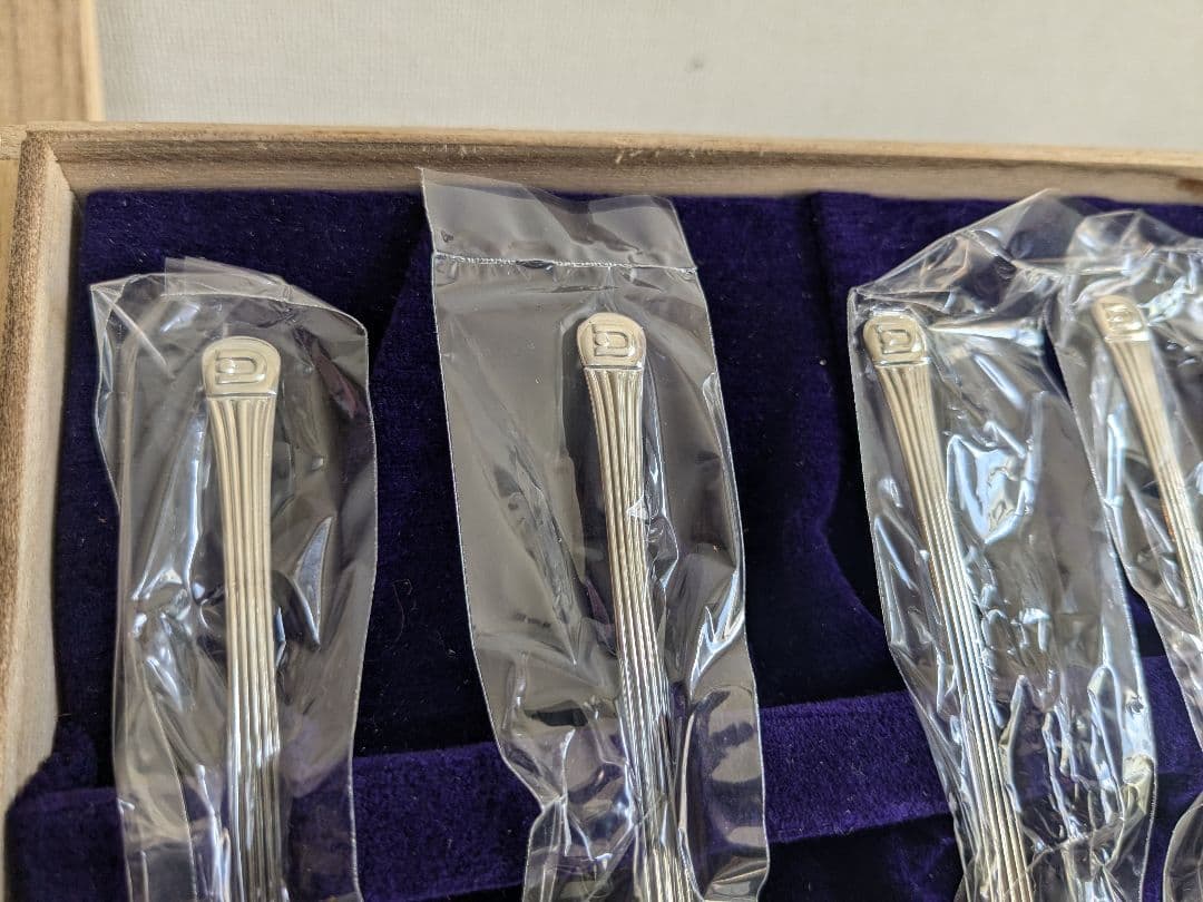 【未使用】 純銀製 スプーン 5本 約88g セット