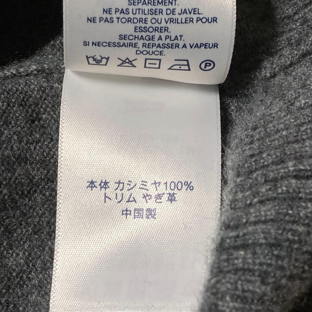 未使用 LANDS' END cashmere 洗えるカシミヤ ニット ジップ