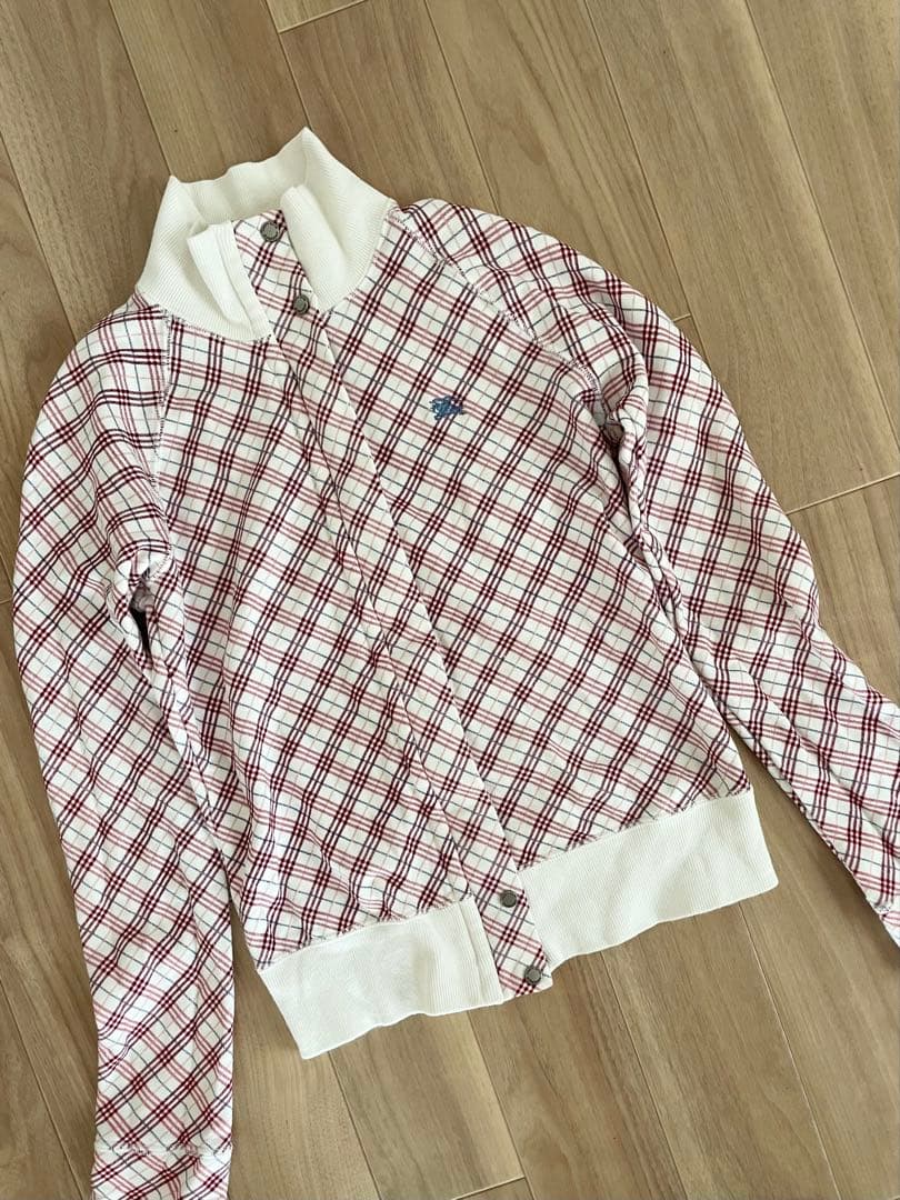 美品✨ バーバリーブルーレーベル　スウェット　トラックジャケット　ノバチェック