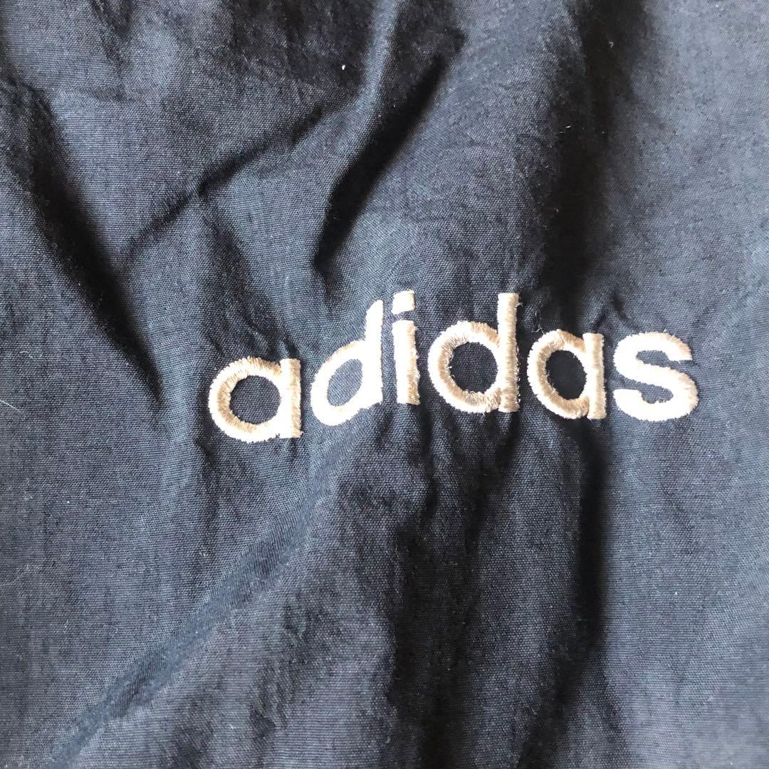 【入手困難】90sデサント製アディダスadidasナイロンセットアップ激レア上下