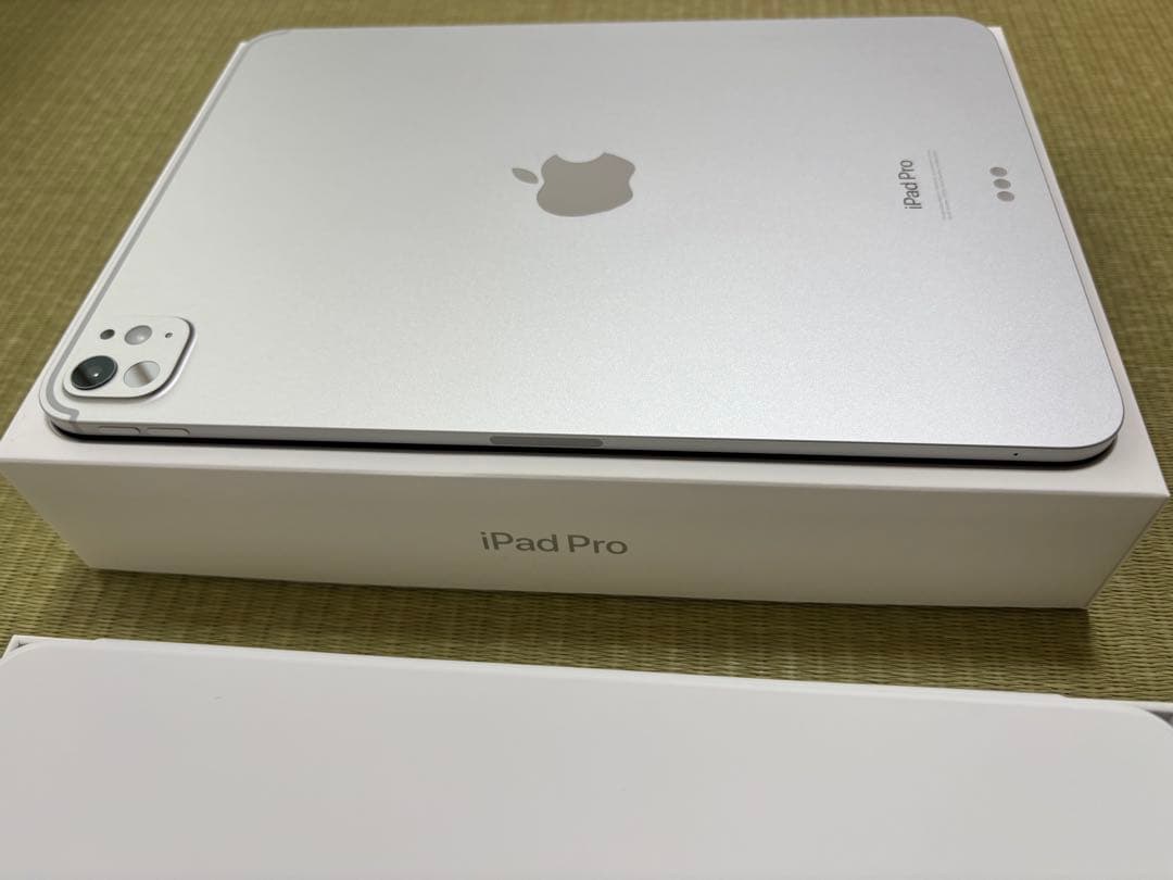iPad Pro 11インチ (M4)Wi-Fi 256GBシルバー&純正カバー