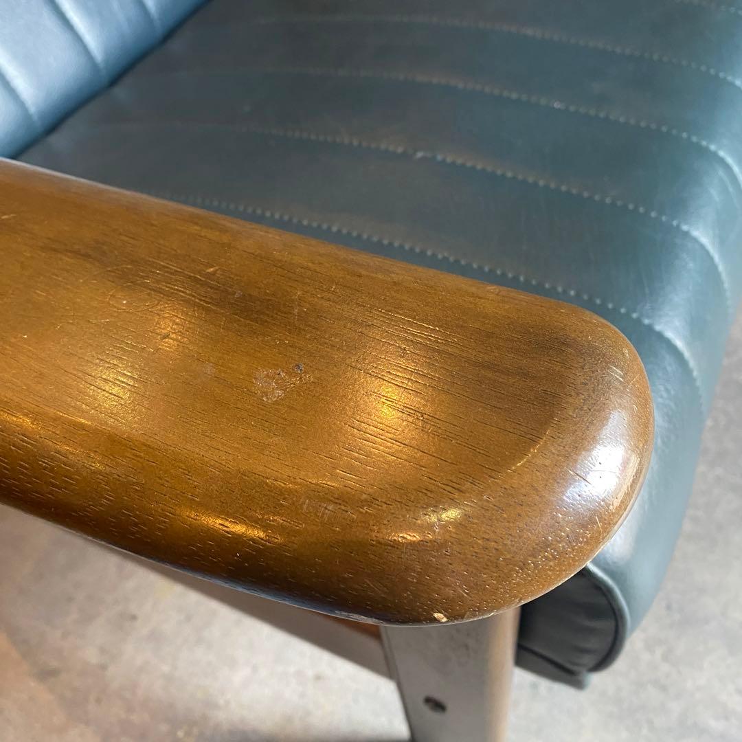 karimoku カリモク 1人掛けソファ 1シーター ネイビー紺