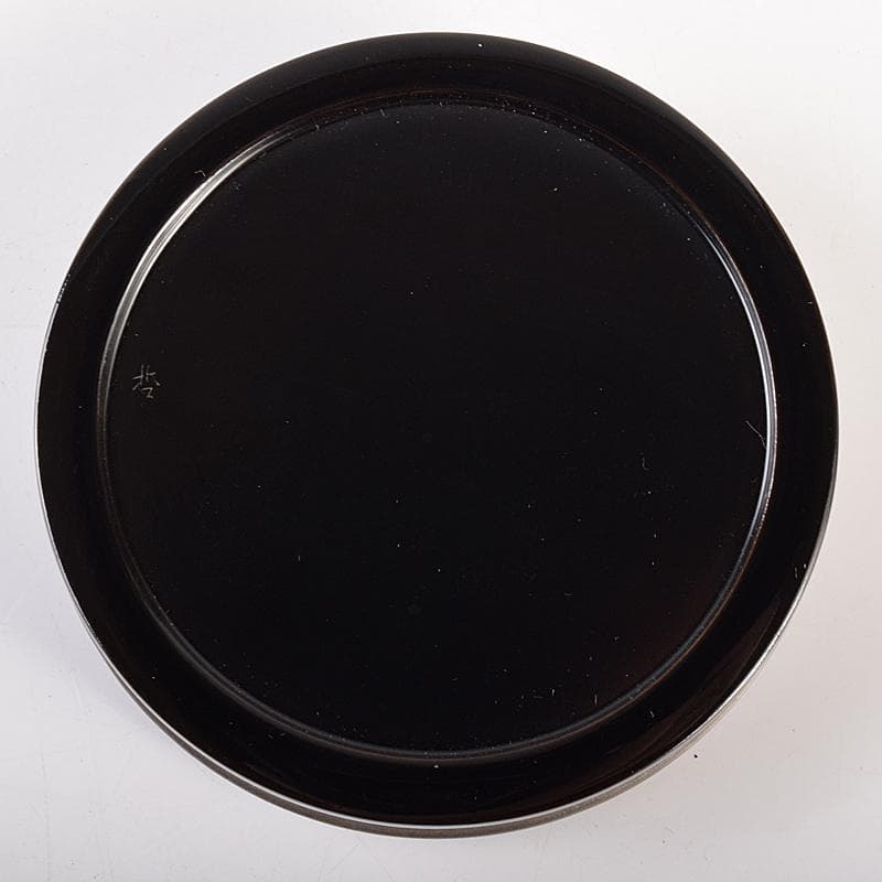 茶道具　塗師　中村宗哲作　住吉蒔絵　香合　共布　即中斎極め箱　D　R7581