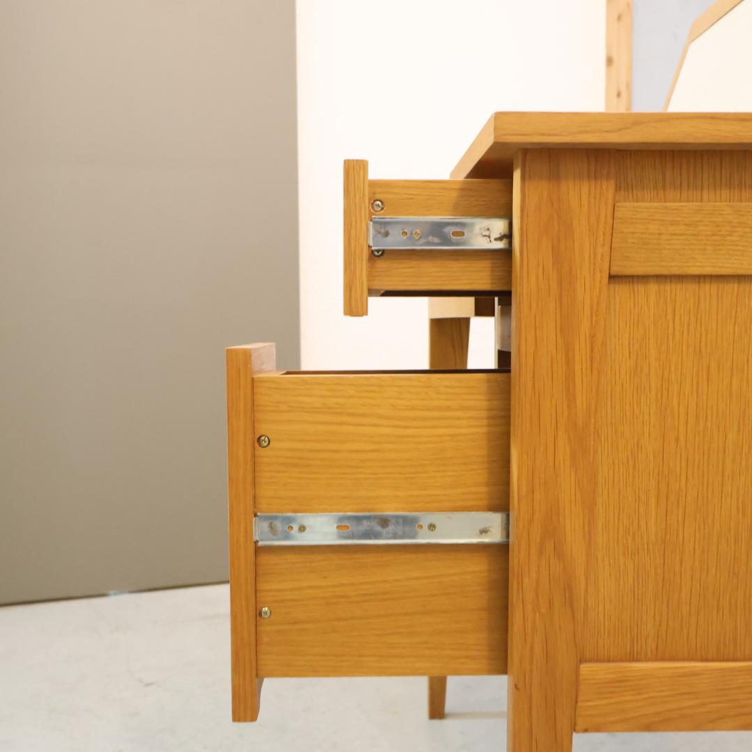 unico ウニコ NOTE ドレッサー オーク材 鏡台 ライティングデスク