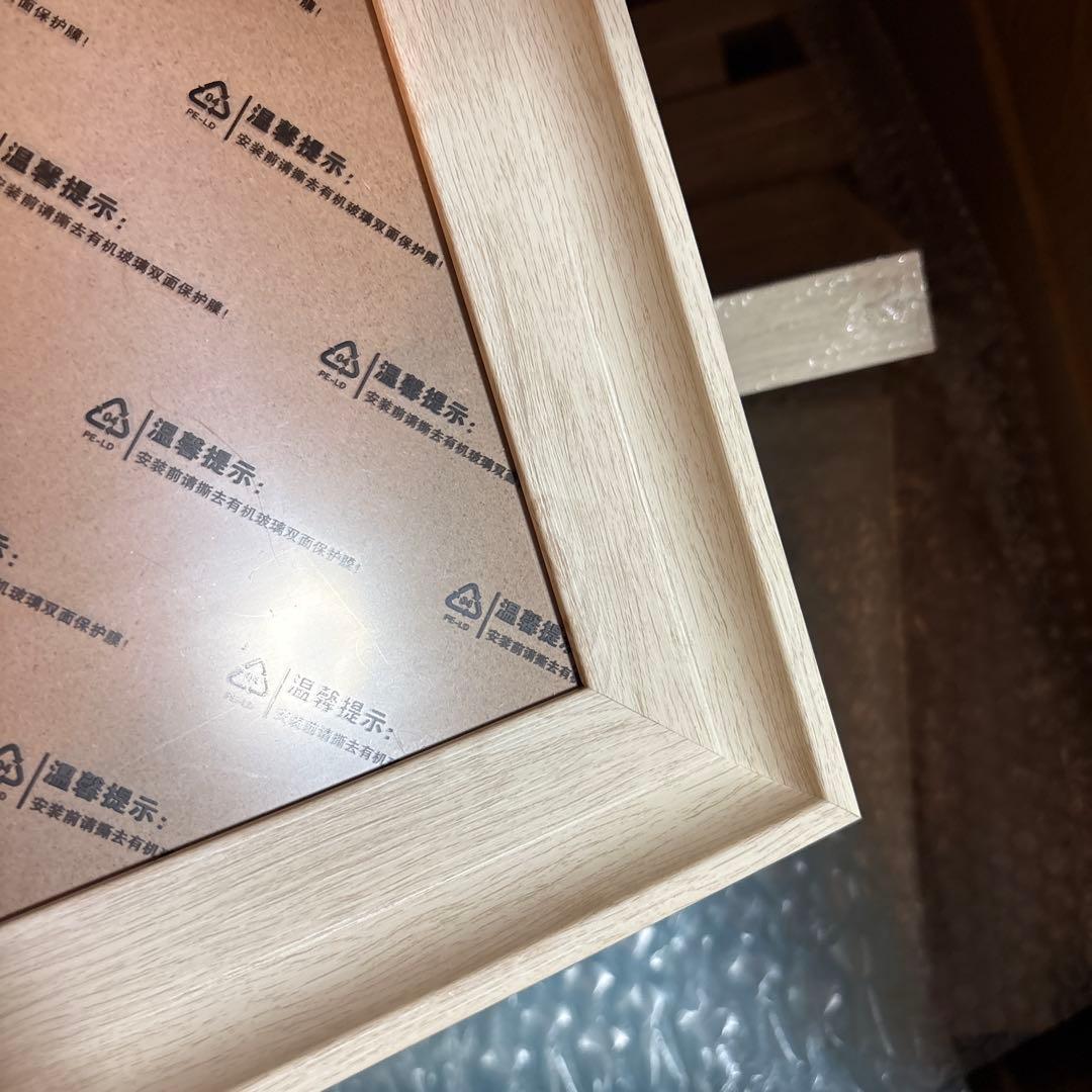 30個セット ホワイトフォトフレーム 木目調 額 額縁 写真立て おしゃれ