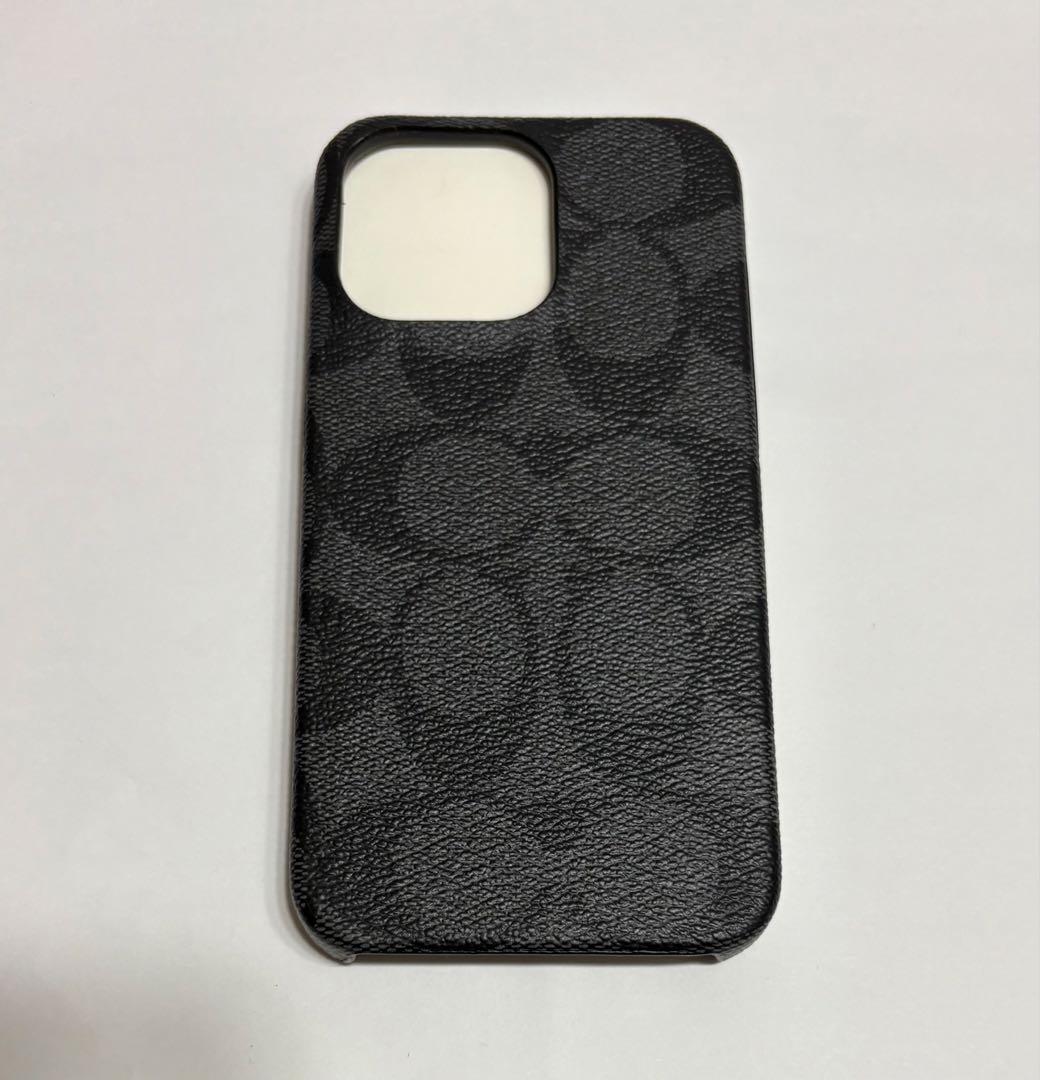 コーチ COACH iPhone13 pro 対応 ケース GRAPHITE