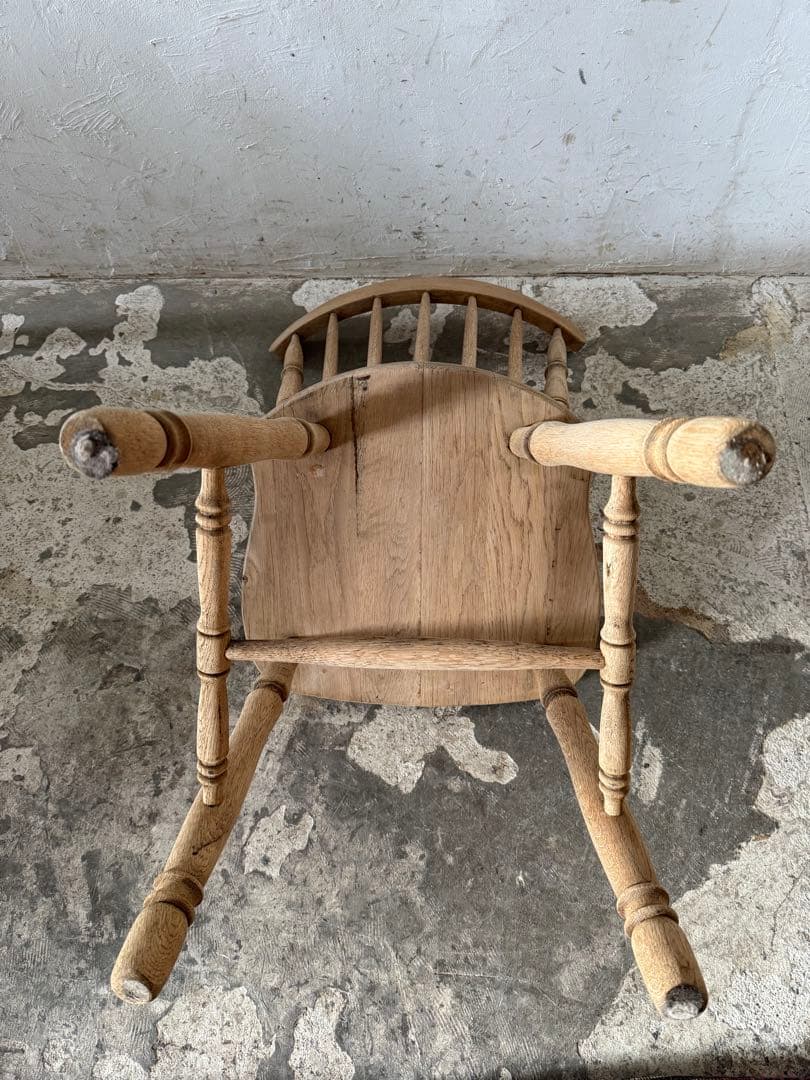 ビンテージ　ダイニングチェア　カフェチェア　剥離加工　no2