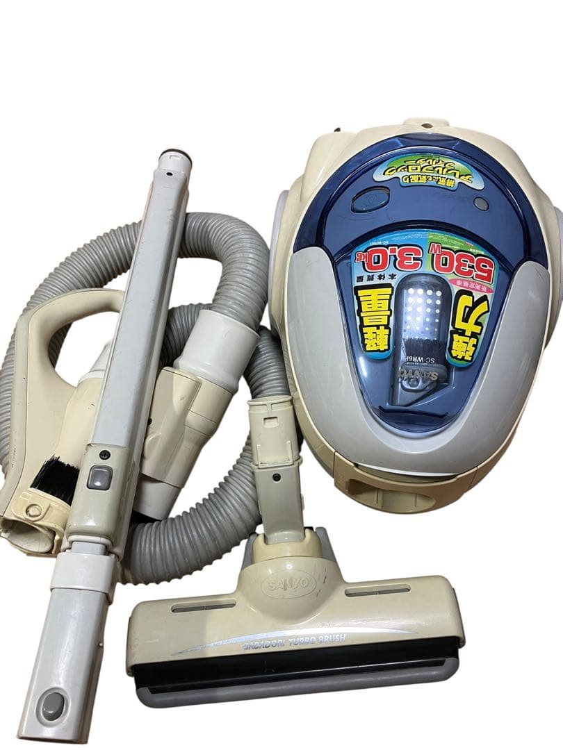 SANYO 三洋　紙パック掃除機　7年製 SC-WR6H(L) 保証付き