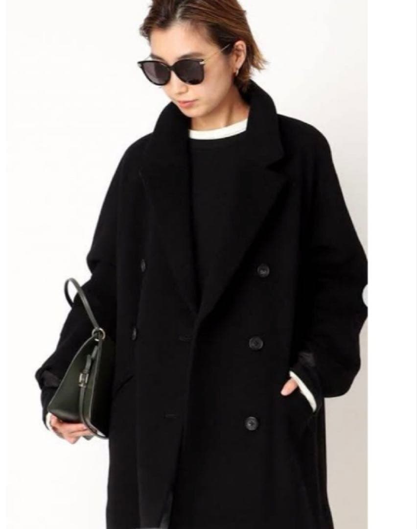 Deuxieme Classe Short Double コート　 カシミヤ混