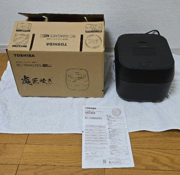 東芝 炎匠炊き 炊飯器 真空圧力ジャー RC-10MGXE5（日本製）