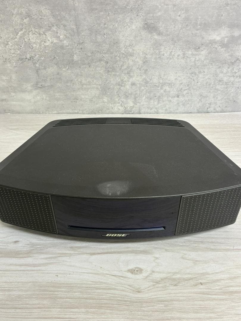 ▲BOSE WAVE ミニコンポ ブラック リモコン付き 417788-WMS