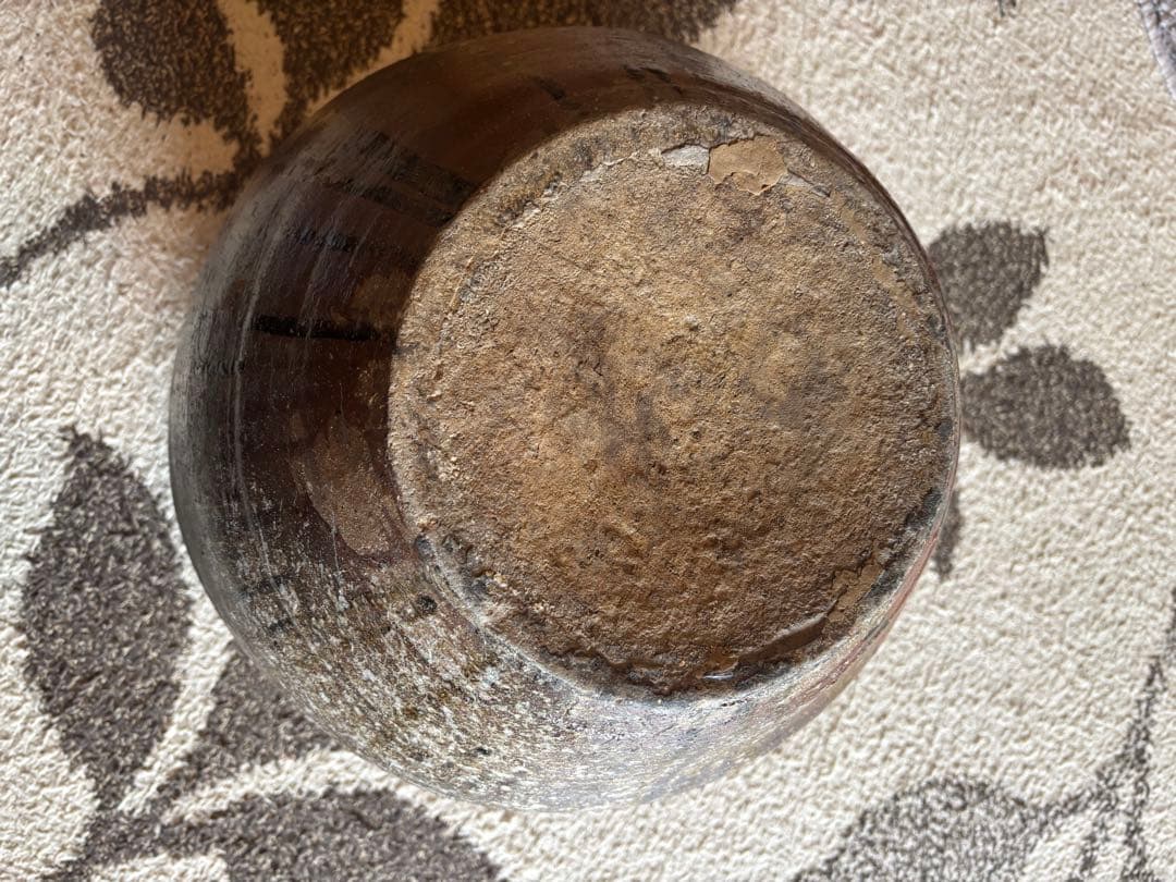 丹波焼　赤土部灰釉甕　大壺 時代物 骨董品アンティーク