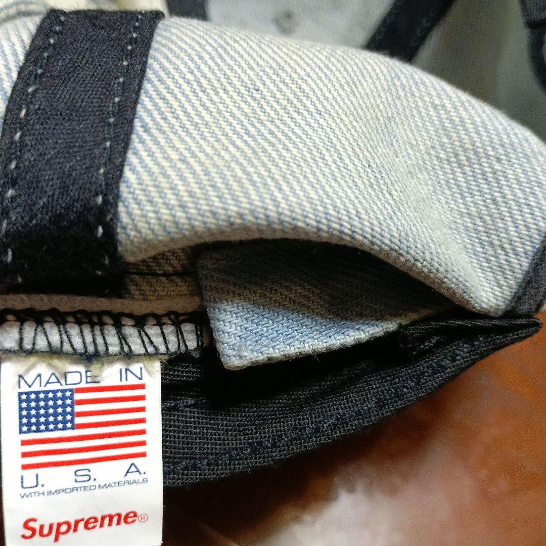 帽子 Supreme Washed Denim S Logo 2-Tone Cap
