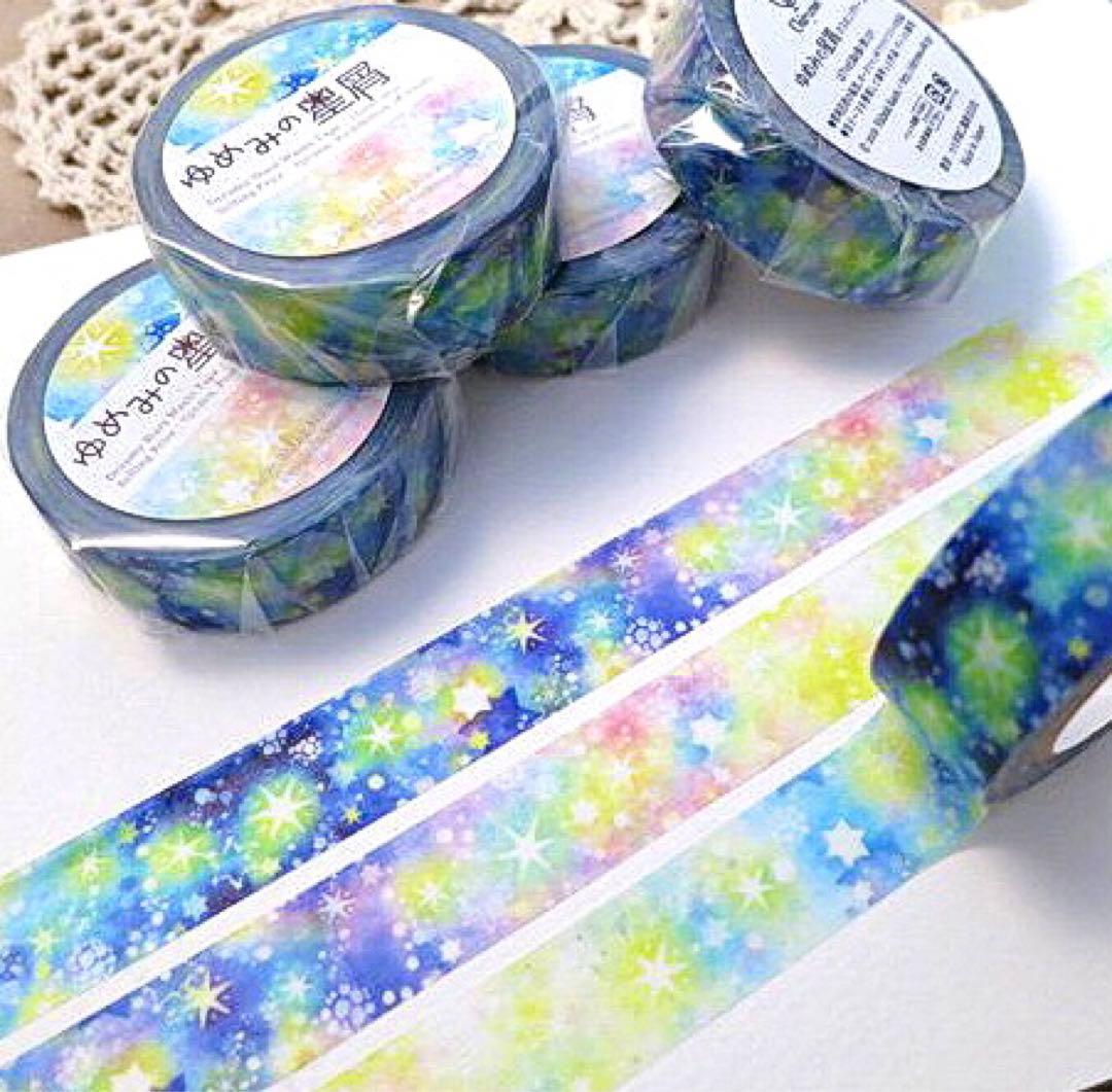 星、星空柄マスキングテープ16巻セットまとめ売り　個人作家多め　レア廃盤あり