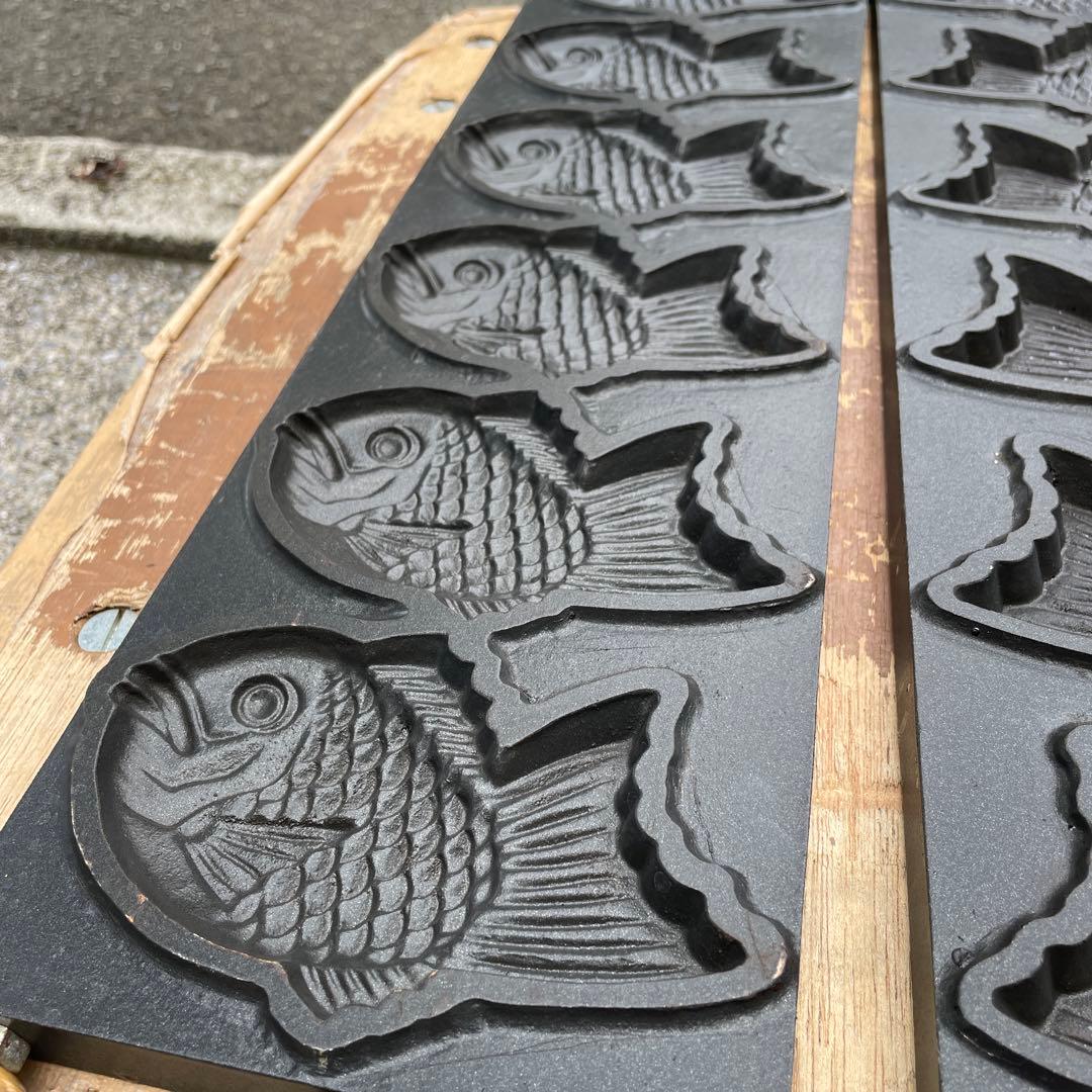 たい焼き器 12匹焼ける　1セット　55.5×32