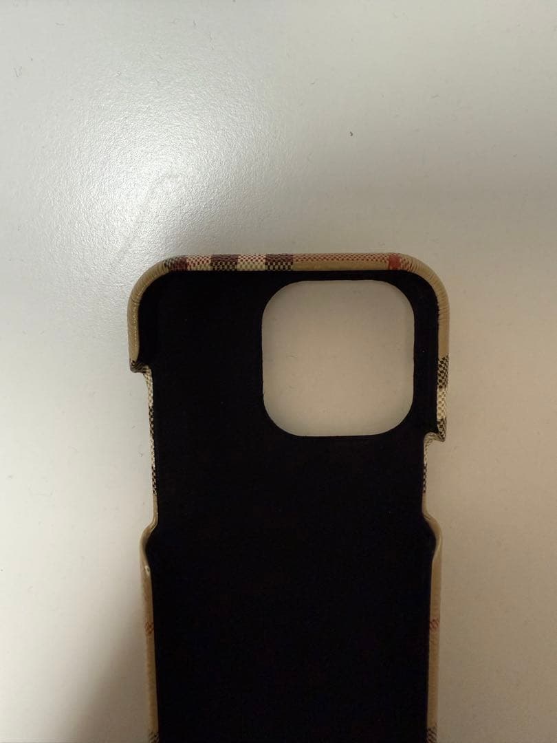 赤玉　BURBERRY アーカイブベージュ iPhone14pro ケース