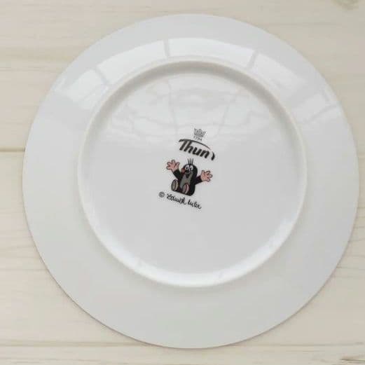 新品　from チェコ　もぐらのクルテク　プレート　21cmサイズ　ロケット