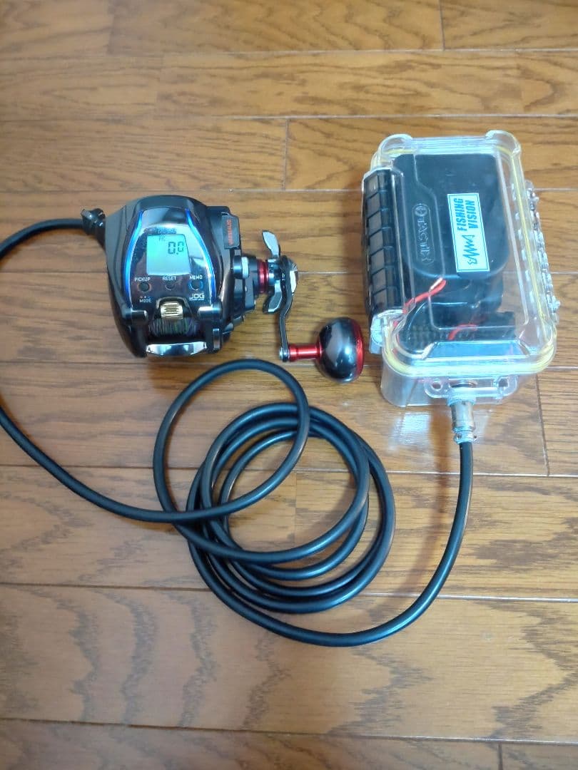 マキタ電動リール用　防水バッテリーケース　バッテリー(マキタ）　充電器セット